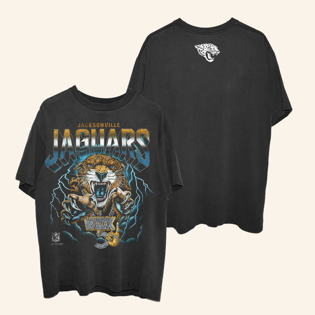 Nardo Wick Merch Wick Chain Jacksonville Football Vintage T-Shirt Gifts For Football Lovers - Roseregae