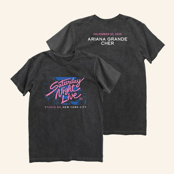 NBC Merch Saturday Night Live 51 Concert T-Shirt Show 9 Ariana Grande And Cher Shirt Fan Gifts - Roseregae