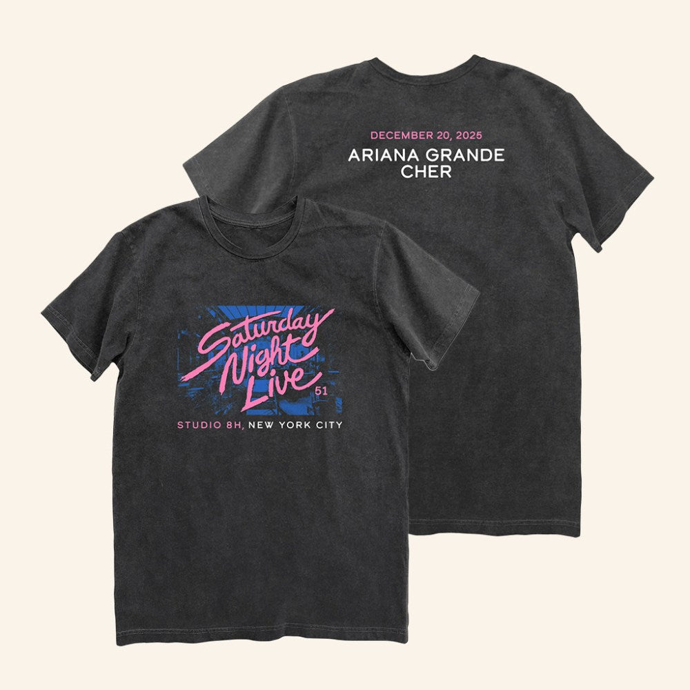 NBC Merch Saturday Night Live 51 Concert T-Shirt Show 9 Ariana Grande And Cher Shirt Fan Gifts - Roseregae