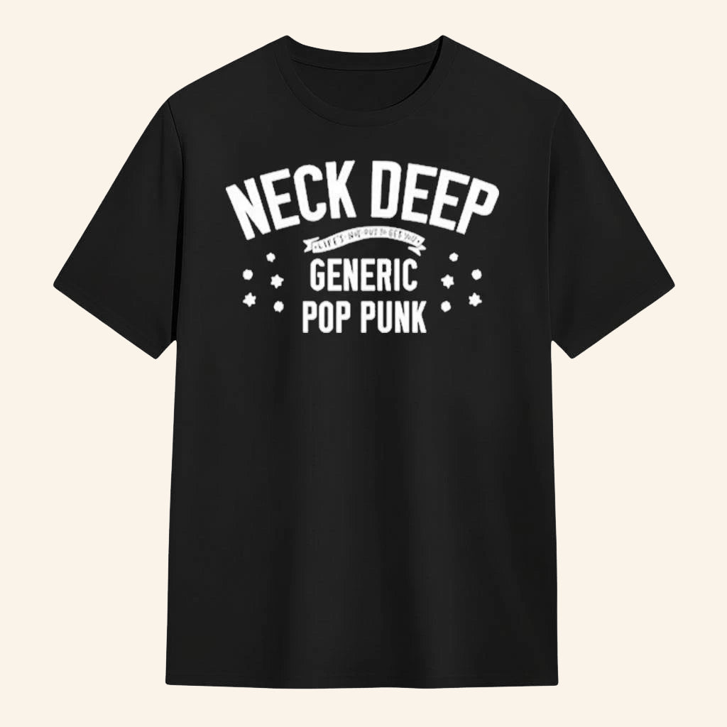 Neck Deep Merch GPP LNOTGY T-Shirt Cool Gifts For Music Lovers - Roseregae