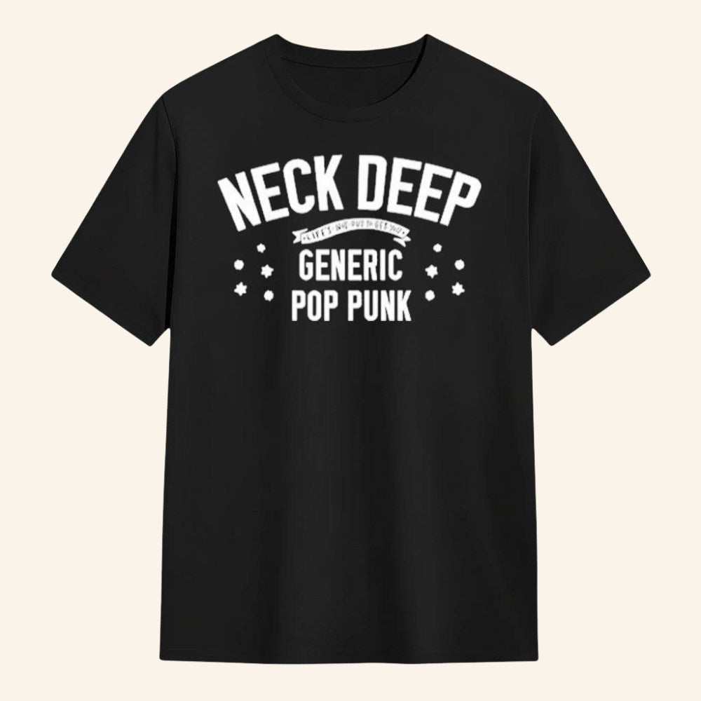 Neck Deep Merch GPP LNOTGY T-Shirt Cool Gifts For Music Lovers - Roseregae