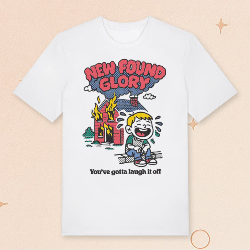 New Found Glory Merch You've Gotta Laugh It Off T-Shirt Gift Ideas For Music Lovers - Roseregae