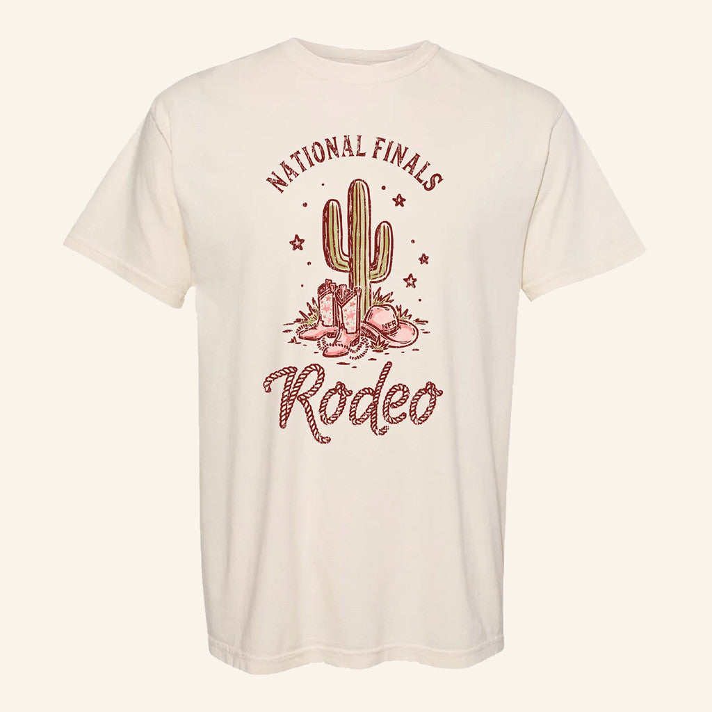 NFR Merch National Finals Rodeo Desert Cowgirl T-Shirt Gifts For Sisters - Roseregae