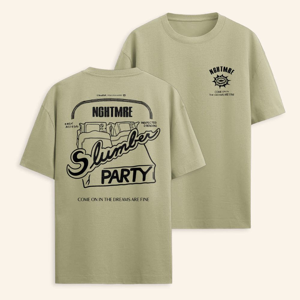 Nghtmre Merch Slumber Party T-Shirt Gifts For Friends - Roseregae