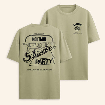 Nghtmre Merch Slumber Party T-Shirt Gifts For Friends - Roseregae