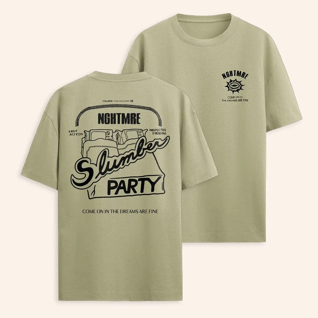 Nghtmre Merch Slumber Party T-Shirt Gifts For Friends - Roseregae