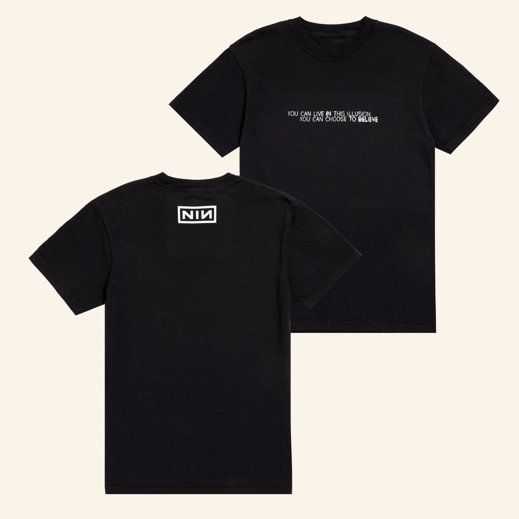 Nine Inch Nails Merch With Teeth 20 Right Where It Belongs T-Shirt Gifts For Rock Lovers - Roseregae