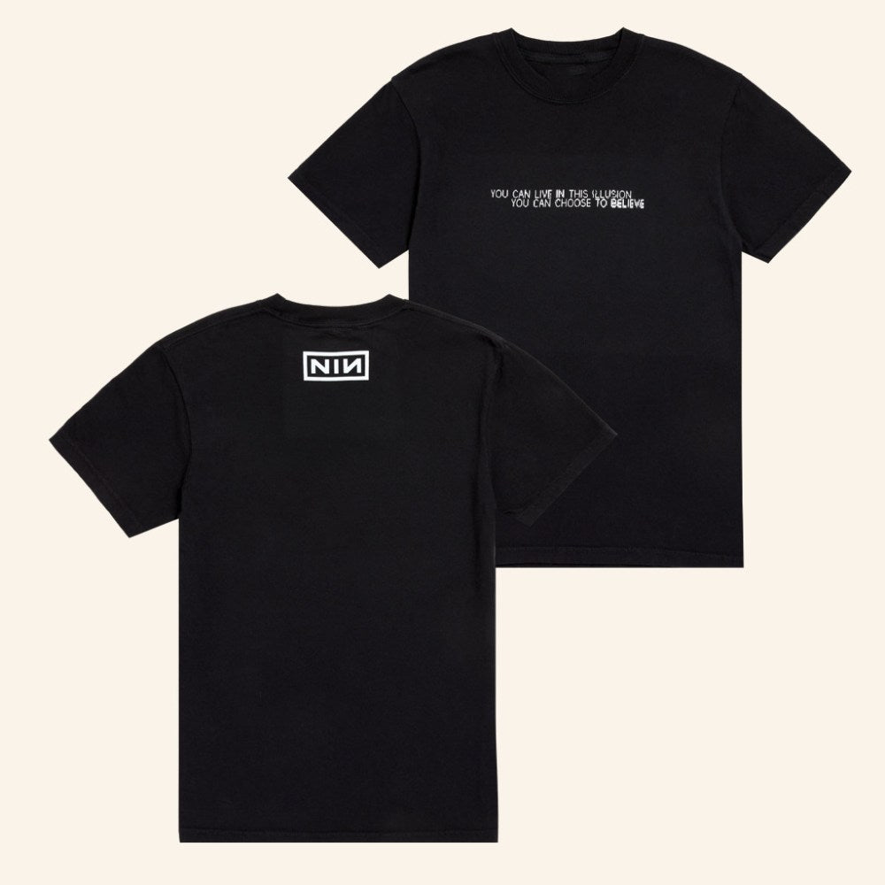 Nine Inch Nails Merch With Teeth 20 Right Where It Belongs T-Shirt Gifts For Rock Lovers - Roseregae