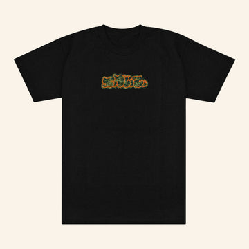 Nine Times Skate Merch Sneeze Camo Logo Black T-Shirt Gifts Ideas For Besties - Roseregae