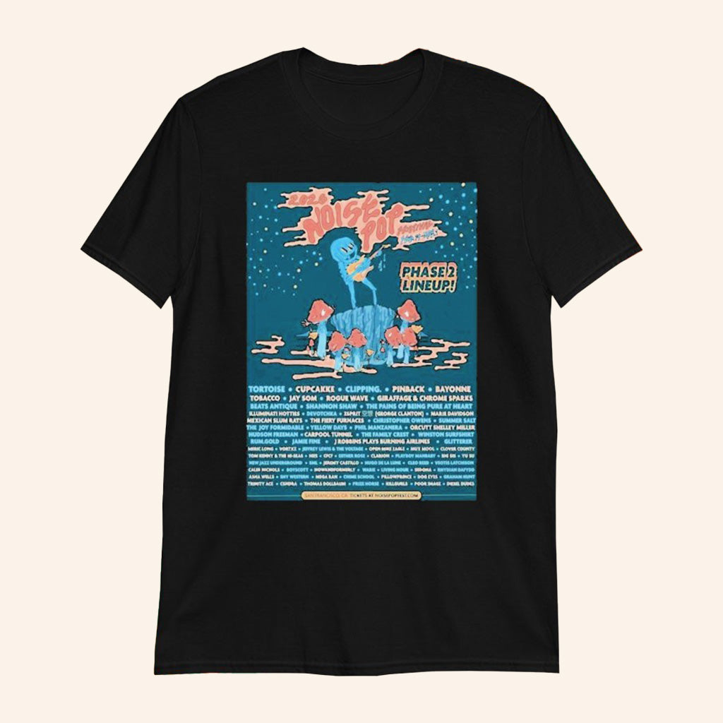 Noise Pop Merch Noise Pop Festival Feb 19-Mar 1 2026 In San Francisco CA T-Shirt Fan Gifts - Roseregae