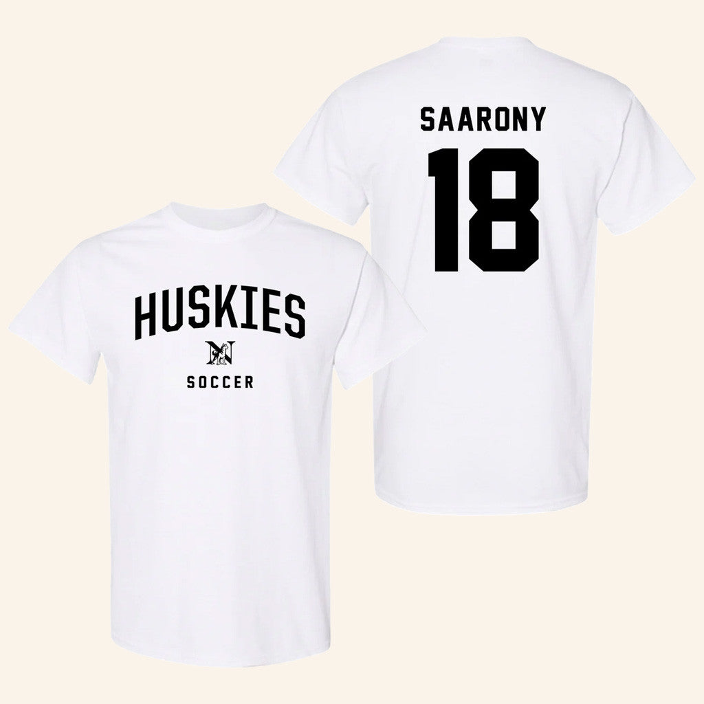 Northeastern Merch Men's Soccer Shai Saarony 18 T-Shirt Gifts For Soccer Lovers - Roseregae