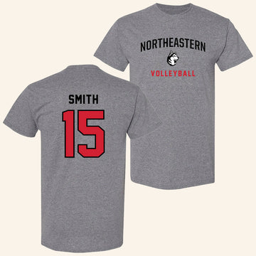 Northeastern Merch Women's Volleyball Brynn Smith 15 T-Shirt Presents For Fans - Roseregae