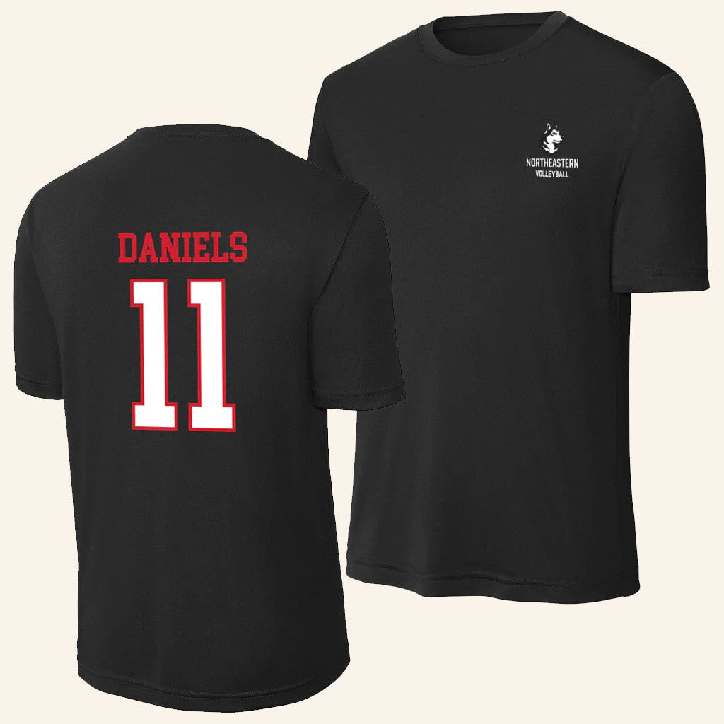 Northeastern Merch Women's Volleyball Kaylin Daniels 11 T-Shirt Gifts Ideas For Fans - Roseregae