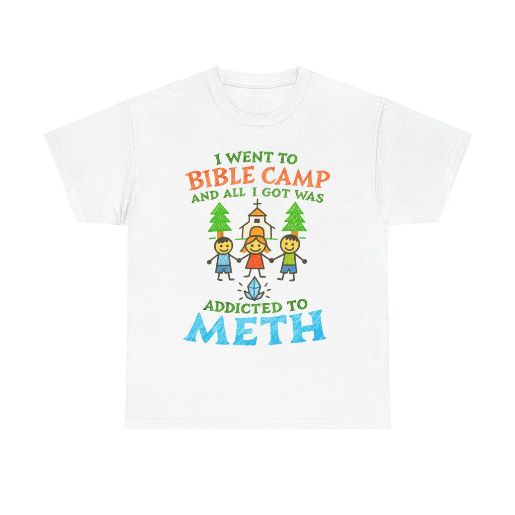 Notsafeforwear Merch Bible Camp T-Shirt Gift Ideas For Friends - Roseregae