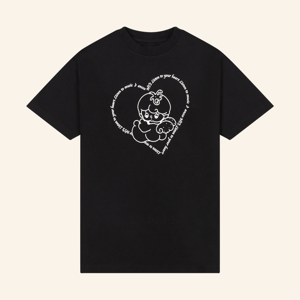 NTS Merch NTS X Ancco Black T-Shirt Gifts For Her - Roseregae