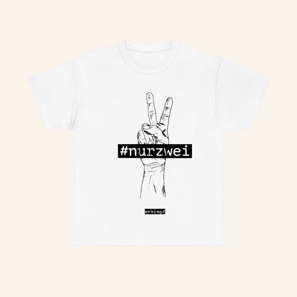 Nur Zwei Schwarz Herren Shirt Peace Sign Hand T-Shirt Gifts Ideas For Him - Roseregae