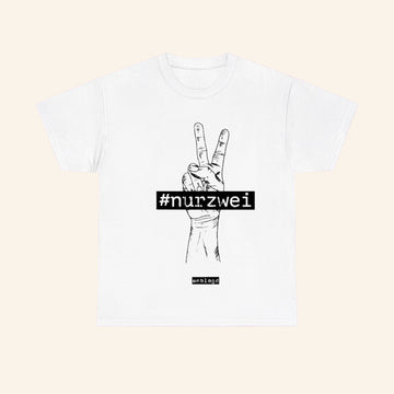Nur Zwei Schwarz Herren Shirt Peace Sign Hand T-Shirt Gifts Ideas For Him - Roseregae