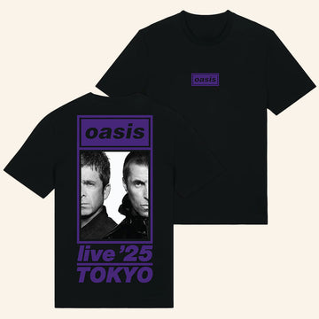 Oasis Merch Live '25 Tokyo Half Faces T-Shirt Presents For Rock Music Lovers - Roseregae