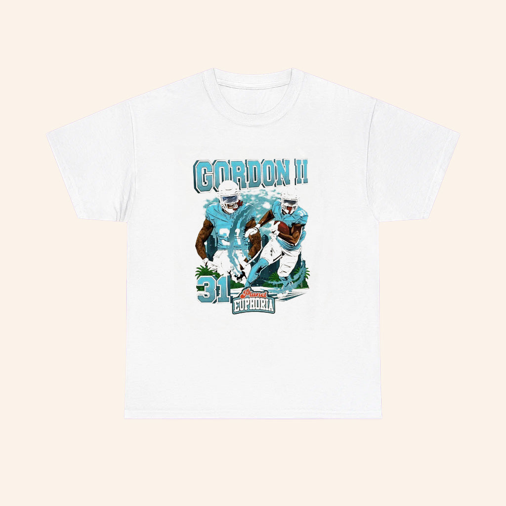 Ollie Gordon Ii 31 Miami Dolphins Football Nfl Graphic T Shirt - Roseregae