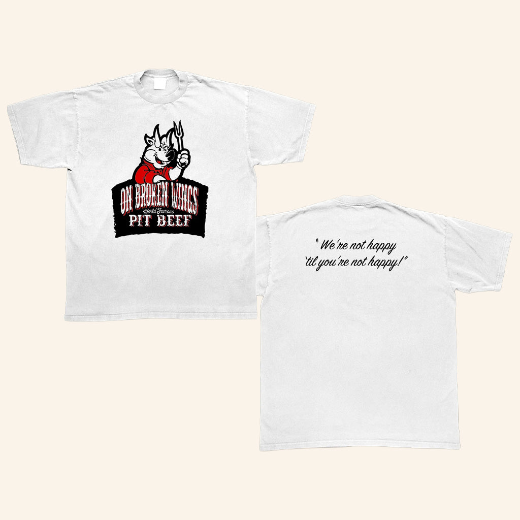 On Broken Wings Merch Pit Beef T-Shirt Gift Ideas For Music Lovers - Roseregae