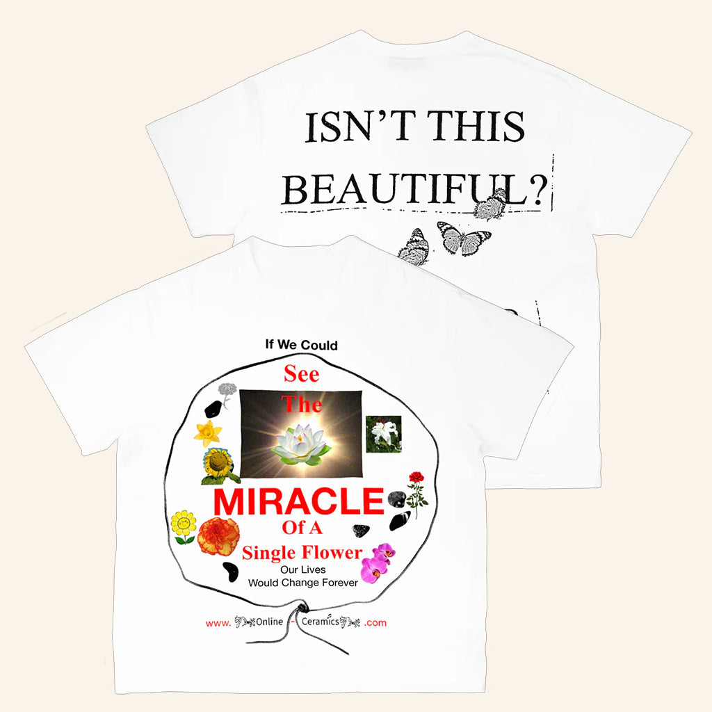Online Ceramics Merch See The Miracle White T-Shirt Birthday Ideas For Boyfriend - Roseregae