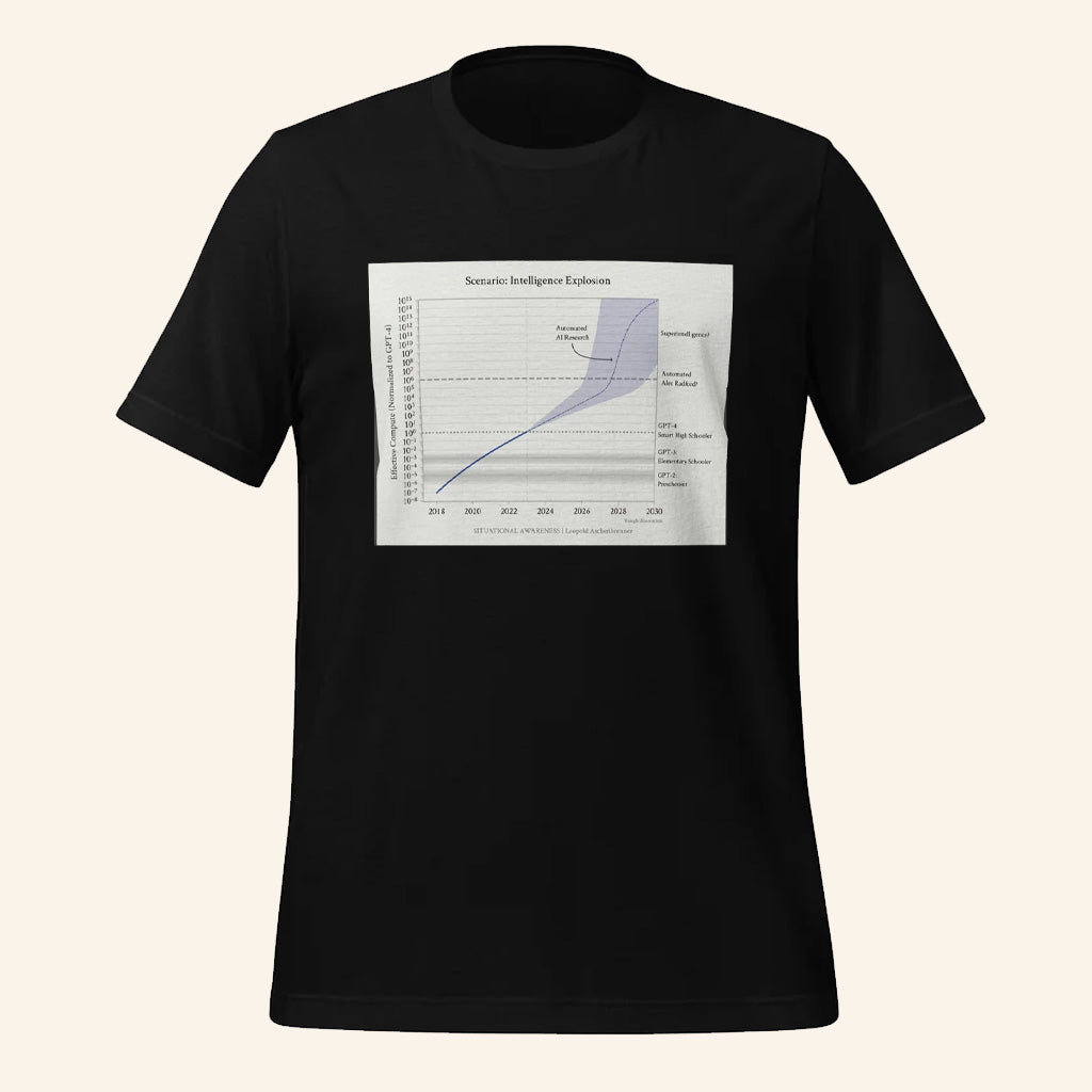 OpenAI Merch Leopold Aschenbrenner Intelligence Explosion T-Shirt Unique Gift For Her - Roseregae