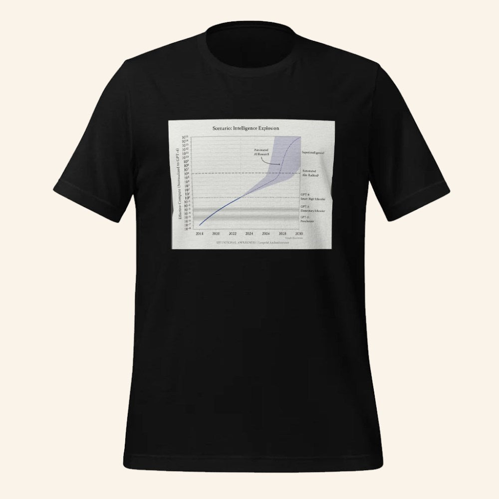 OpenAI Merch Leopold Aschenbrenner Intelligence Explosion T-Shirt Unique Gift For Her - Roseregae