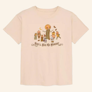 Over The Garden Wall Merch Pottsfield Group Portrait T-Shirt Best Gifts For Her - Roseregae