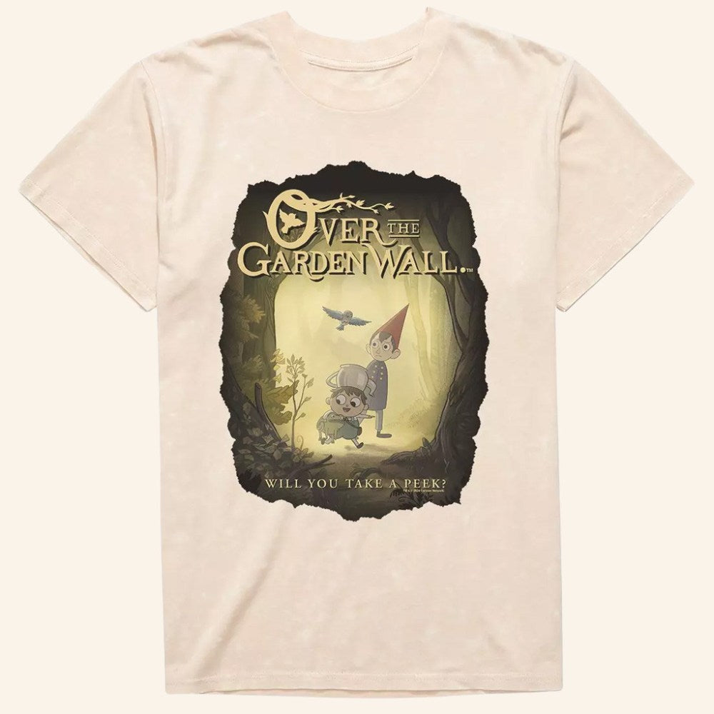Over The Garden Wall Merch Will You Take A Peek T-Shirt Birthday Gifts For Wife - Roseregae