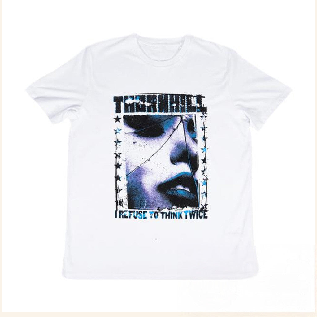 Overcast Merch Refuse White T-Shirt Gifts For Sister - Roseregae