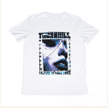 Overcast Merch Refuse White T-Shirt Gifts For Sister - Roseregae