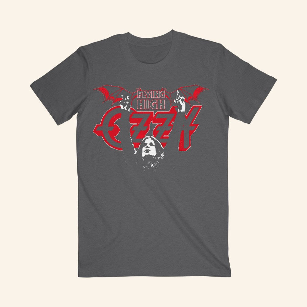 Ozzy Osbourne Merch Flying High T-Shirt Gift Ideas For Music Lovers - Roseregae