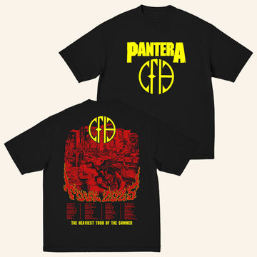 Pantera Merch Cfh 2025 Tour T-Shirt Gifts For Boyfriend - Roseregae