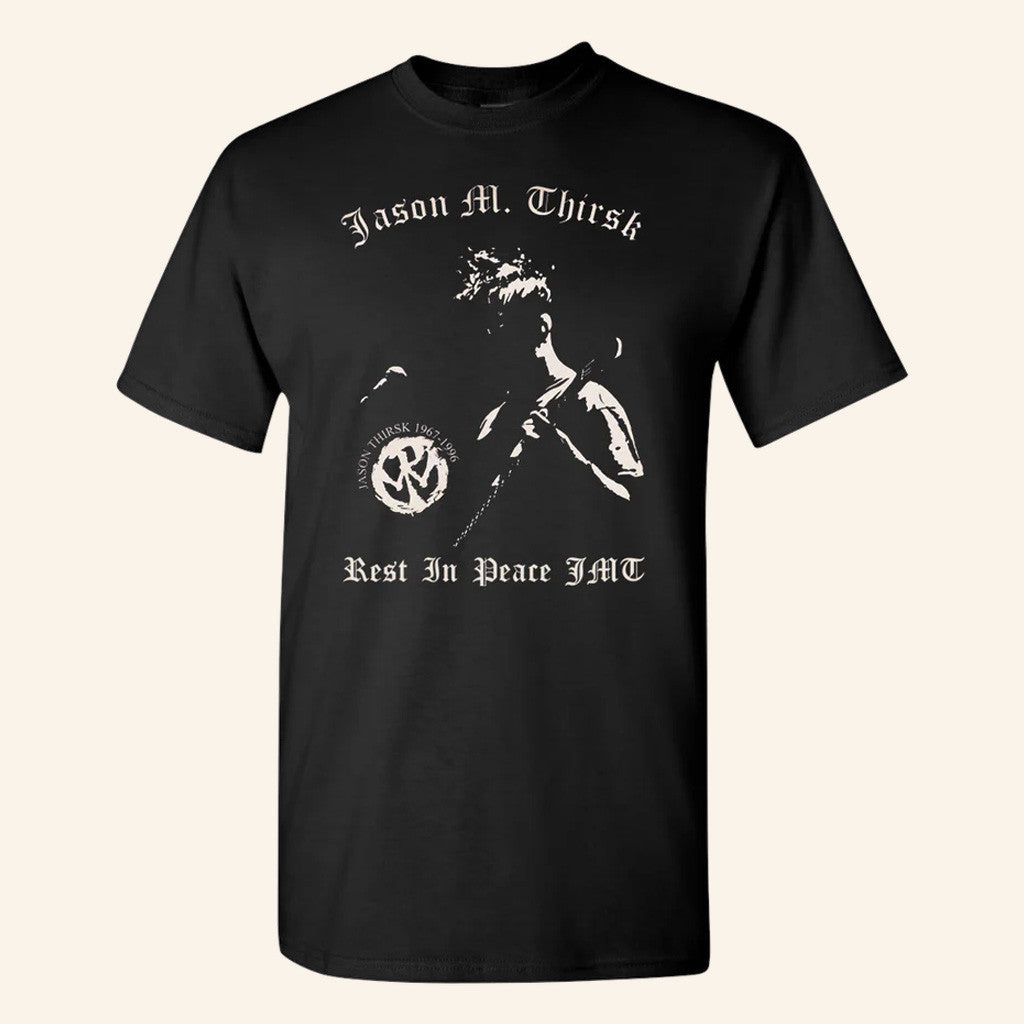 Pennywise Merch Rest In Peace JMC T-Shirt RIP Jason M Thirsk Shirt Gifts For Fans - Roseregae