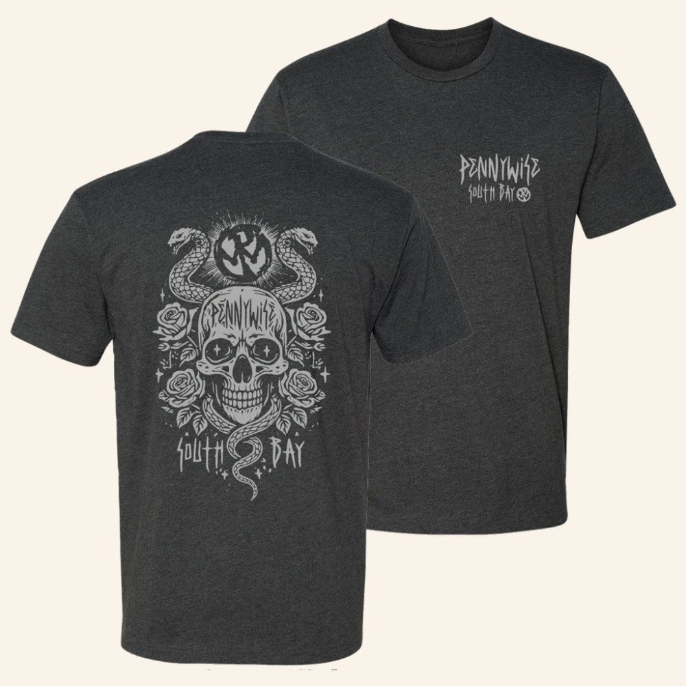 Pennywise Merch South Bay Snakes T-Shirt Cool Gifts For Music Lovers - Roseregae