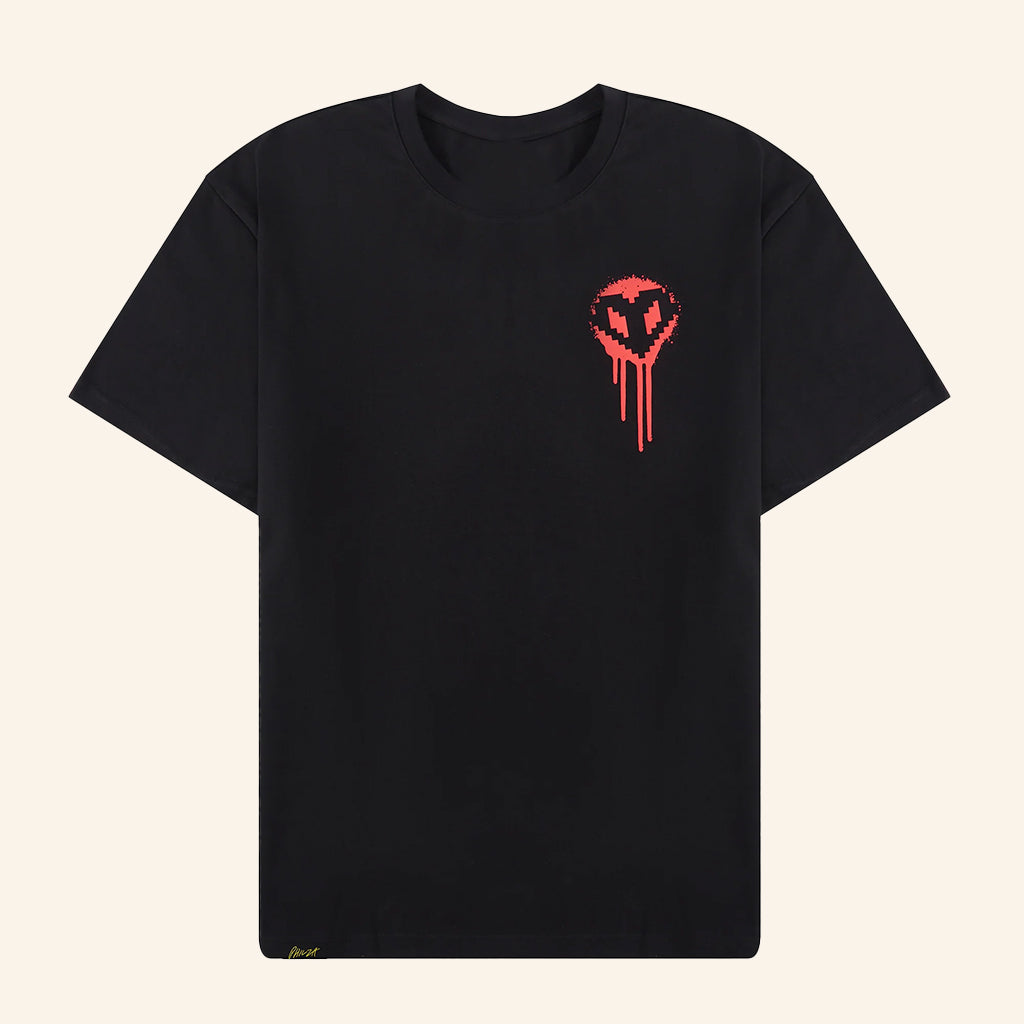 Ph1lza Merch Spray Paint Hardcore Heart T-Shirt Birthday Ideas For Boyfriend - Roseregae
