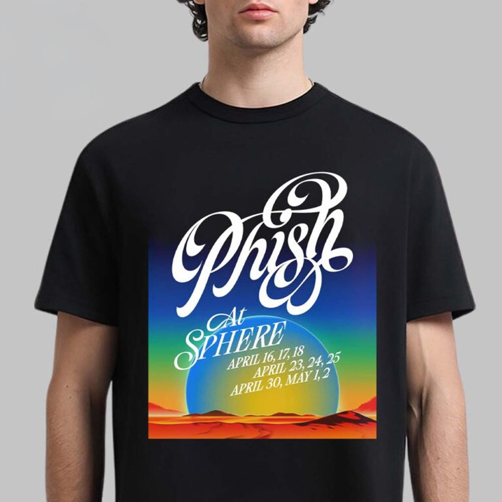 Phish Live At Sphere Las Vegas 2026 On April And May 9 Shows T-Shirt Phish Merch - Roseregae
