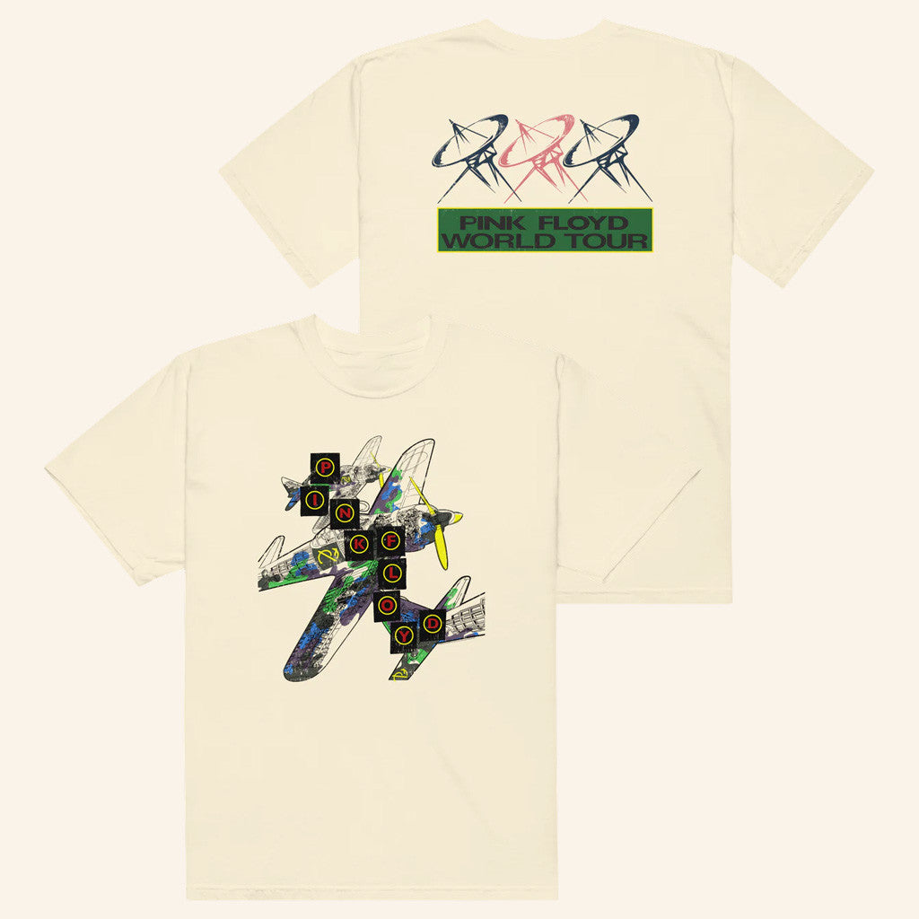 Pink Floyd Merch AMLOR World Tour T-Shirt Best Gifts For Rock Music Lovers - Roseregae