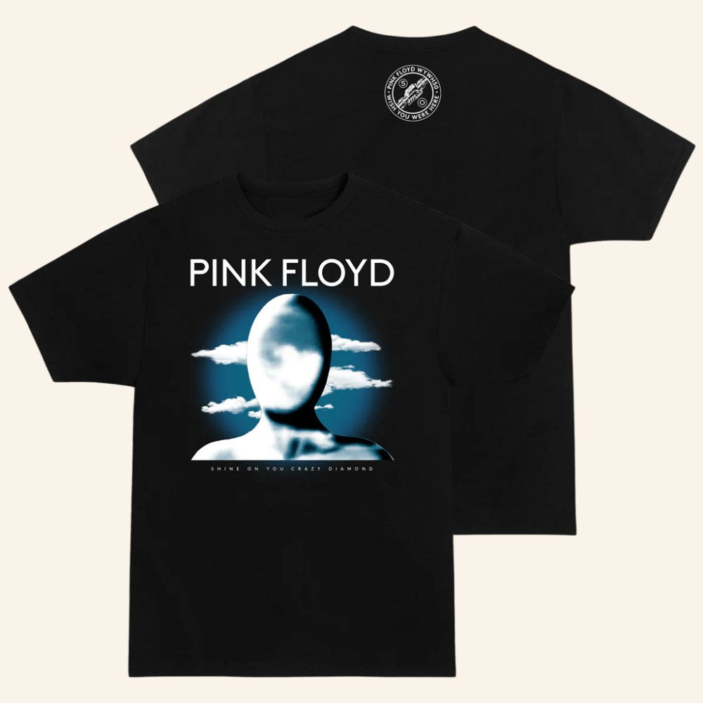 Pink Floyd Merch WYWH 50 In The Clouds Black T-Shirt Music Lover Gifts For Him - Roseregae