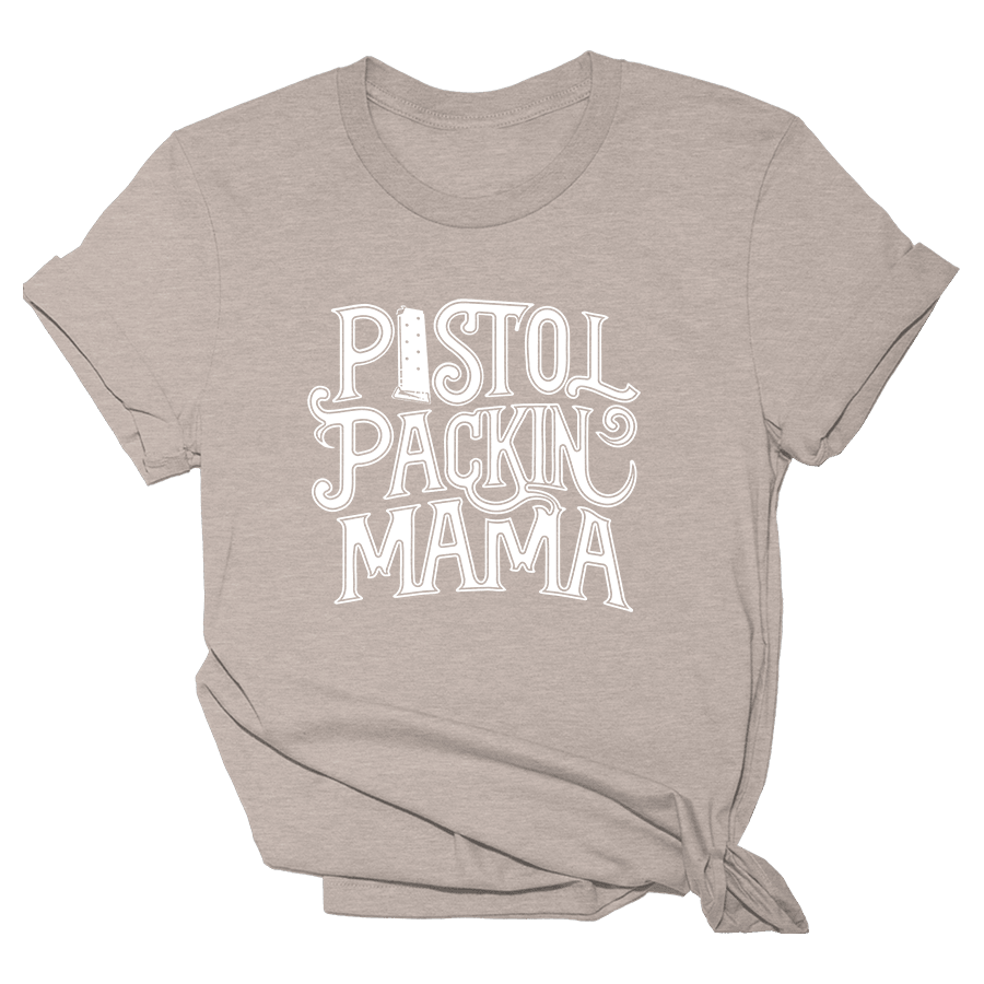 Pistol Packin Mama Shirt 2Nd Amendment Support 2A T-Shirt Gifts For Women - Roseregae