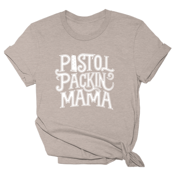 Pistol Packin Mama Shirt 2Nd Amendment Support 2A T-Shirt Gifts For Women - Roseregae
