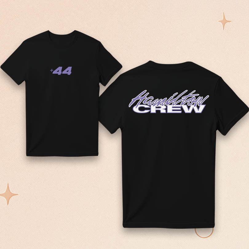 Plus 44 Merch Hamilton Crew 2025 T-Shirt Team LH Merch Gift Ideas For Husband - Roseregae
