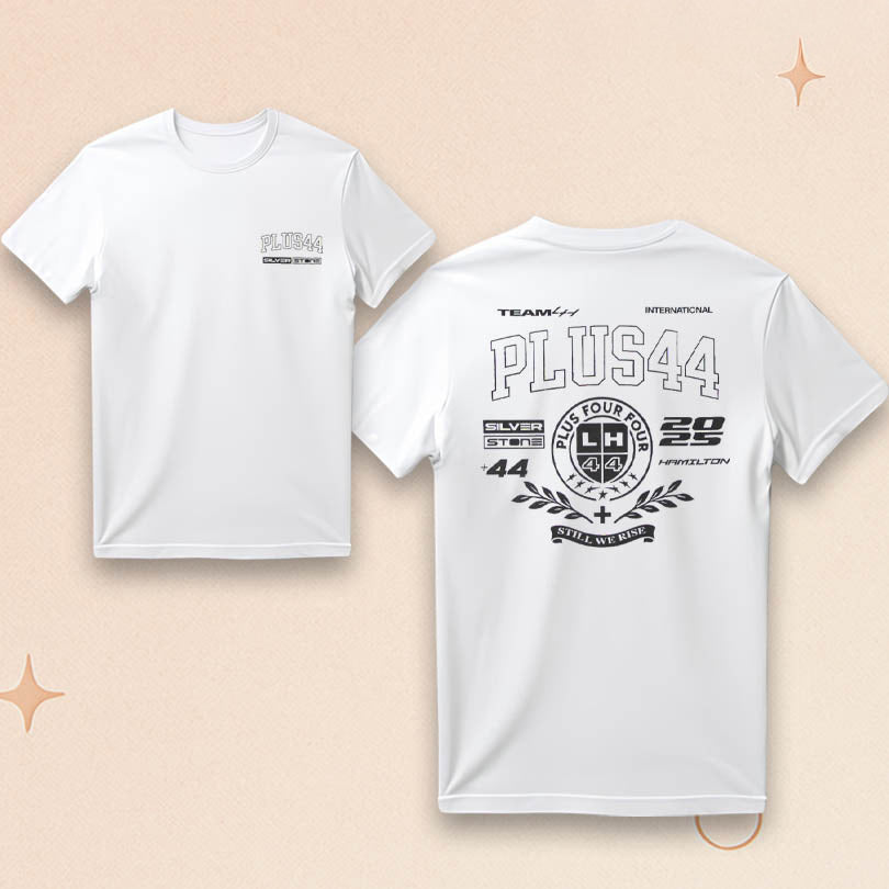 Plus 44 Merch Varsity White T-Shirt Unique Birthday Gift For Brothers - Roseregae