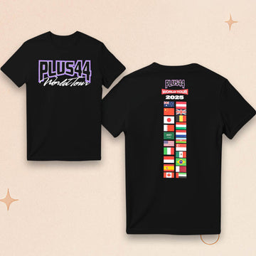 Plus 44 Merch World Tour 2025 T-Shirt Unique Gift For Boyfriend - Roseregae