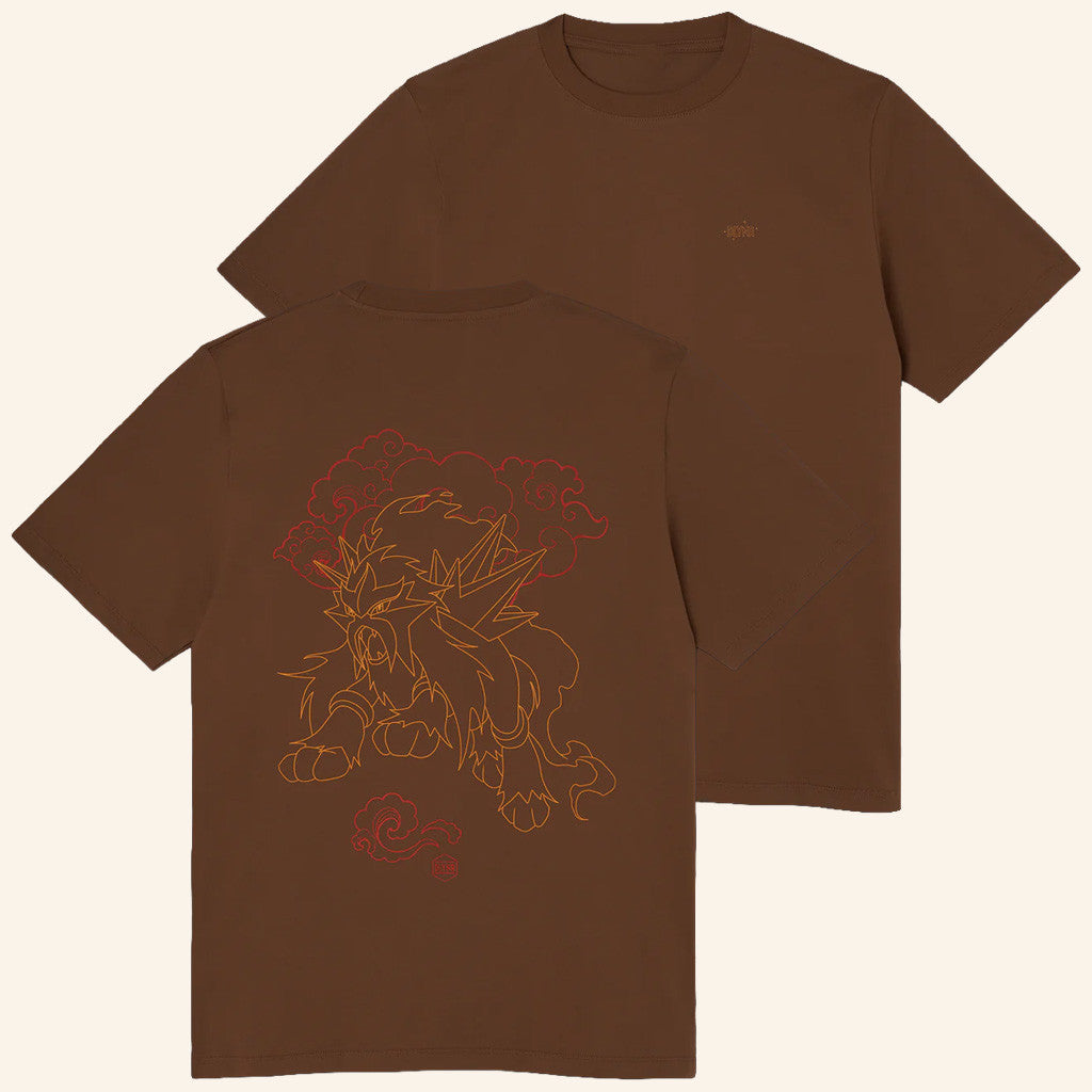 Pokemon Merch Pokemon X Dolly Noire Entei T-Shirt Birthday Ideas For Brothers - Roseregae