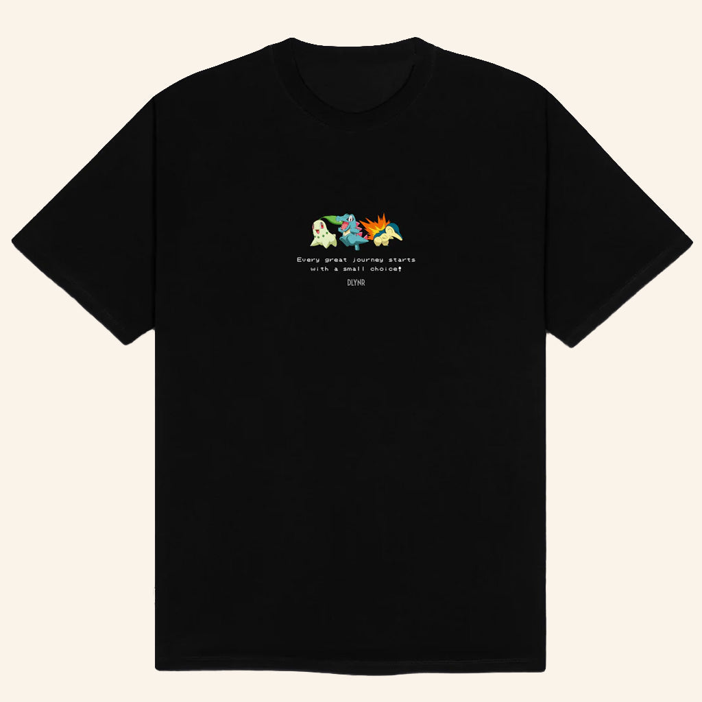 Pokemon Merch Pokemon X Dolly Noire Starters Black T-Shirt Gifts Ideas For Besties - Roseregae