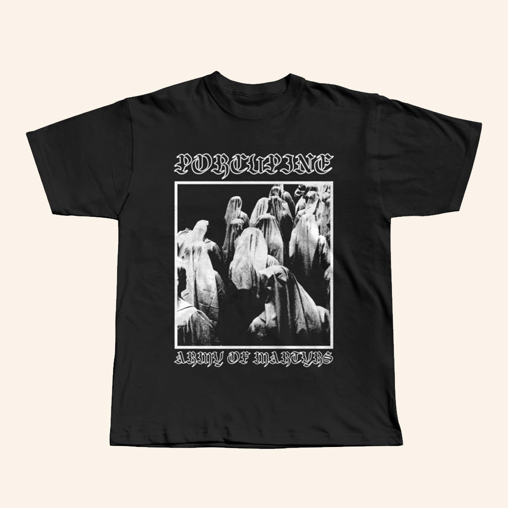 Porcupine Merch Army Of Martyrs T-Shirt Music Lover Gift Ideas For Him - Roseregae