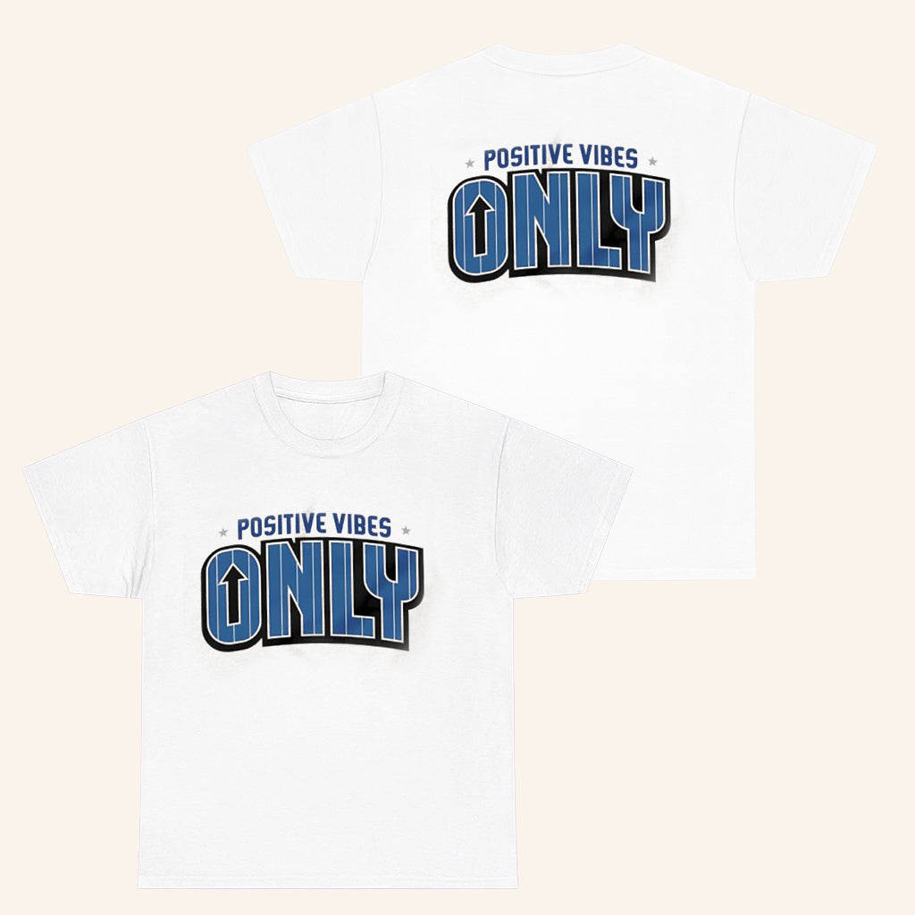 Positive Vibes Only T-Shirt Orlando Basketball Merch Gifts For Boyfriend - Roseregae