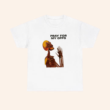 Pray For My Opps Matthew 5.44 2026 Skeleton T Shirt - Roseregae