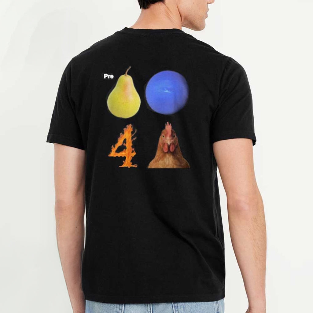 Pre Pear Ball Fire Chicken T-Shirt Funny Chicken Meme Shirt Gag Gifts For Friends - Roseregae